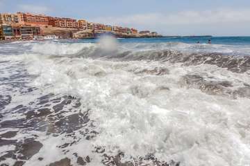 Oleaje en las playas de Telde/Antonio Rico.